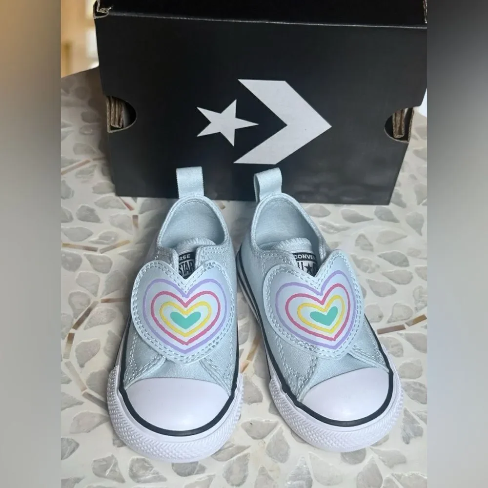 Converse Chuck Taylor All Star CTAS Toddler Baby One Strap Sneakers Shoes